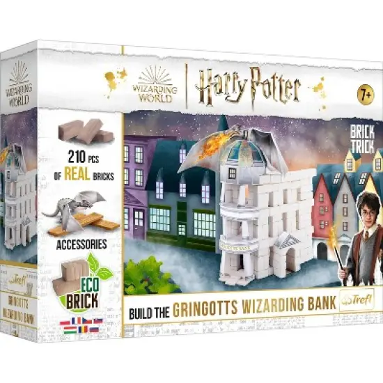 Trefl Harry Potter Brick Tricks Gringotts Wizarding Bank Jigsaw Puzzle - 210pc image {1}