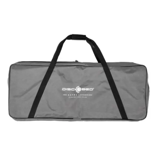 Disc-O-Bed XL Outdoor Modular 1 Person Single Camping Cot Portable Bed with 2 Height Options for Adults, Sleep Solution for Tents, Grey image {1}