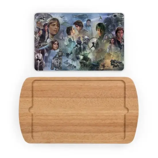 Toscana Disney Star Wars Billboard Glass Top Serving Tray image {1}