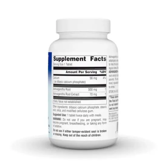 Ashwagandha 570mg Full Spectrum by Planetary Herbals  -  120 Tablet image {1}