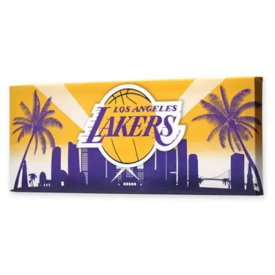 NBA Los Angeles Lakers Tradition Canvas Wall Sign image {1}