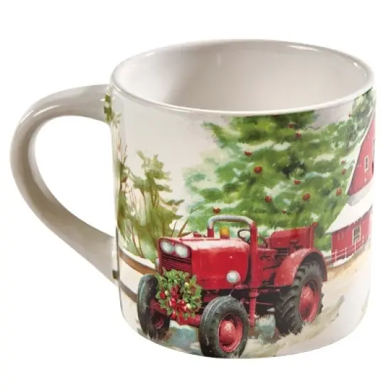 Park Designs Christmas At The Farm Mug Set Of 4 image {1}