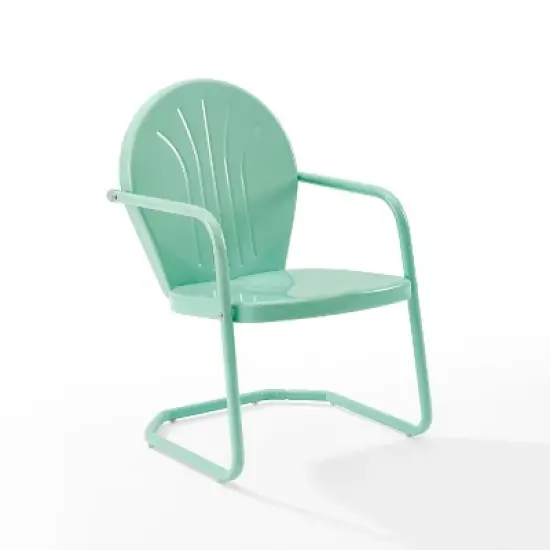 Griffith Metal Chair Aqua - Crosley image {9}