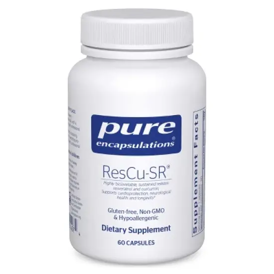 Pure Encapsulations ResCu-SR - Hypoallergenic Dietary Supplement for Longevity, Cardio Support and Neurological Health - 60 Capsules image {8}