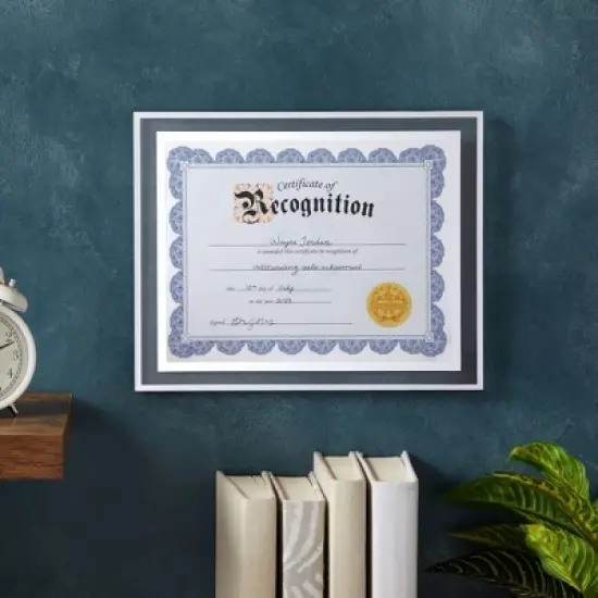 Best Paper Greetings 48 Sheets Blue Certificate of Recognition Award Paper w/ Gold Foil Sticker for Graduation, Achievements, 8.5 x 11 In image {3}
