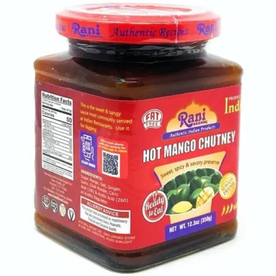 Hot Mango Chutney (Spicy Indian Preserve) - Rani Brand Authentic Indian Products image {3}