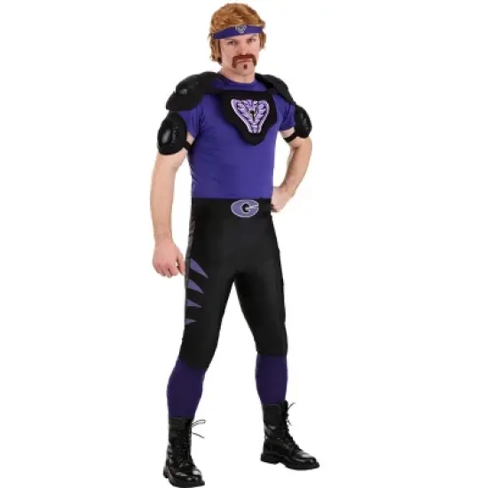 HalloweenCostumes.com Men's Dodgeball Purple Cobras Halloween Costume | Adult Officially Licensed Uniform for Cosplay image {13}