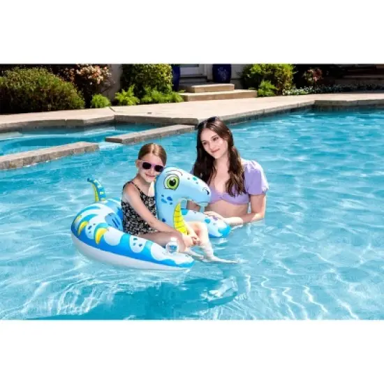 Poolmaster Rainbow Unicorn Inflatable Swimming Pool Float image {2}