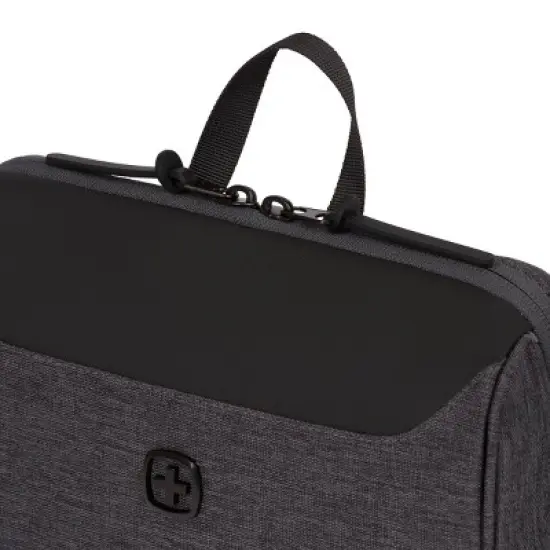 SWISSGEAR 8.75" Toiletry Tech Kit - Dark Gray Heather image {7}