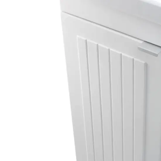 Bishop Traditional Laundry Cabinet with Faucet and ABS Sink White - WyndenHall image {5}