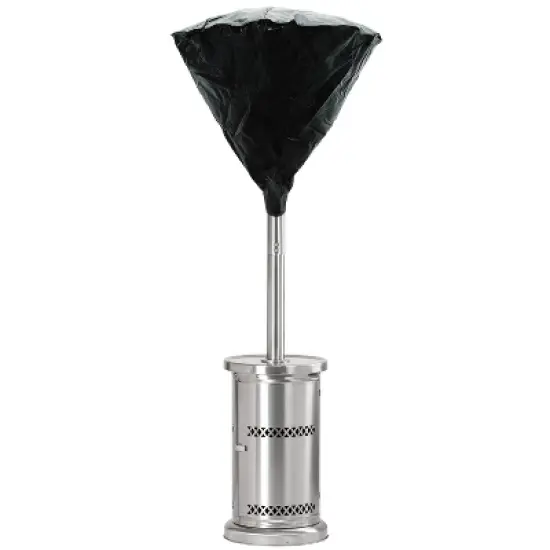 Heatmaxx 48000 BTU Floor Standing Gas Patio Portable Heater Stainless Steel Finish image {10}