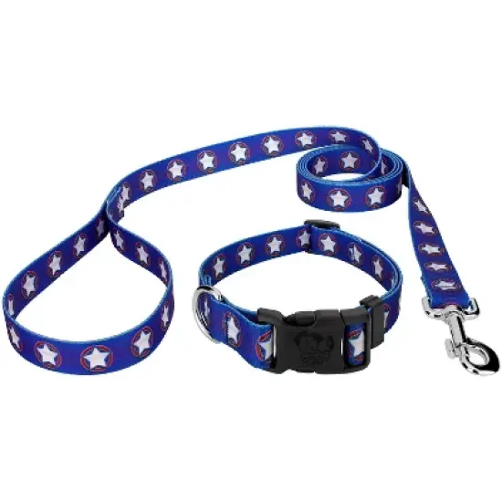 Country Brook Petz Deluxe American Stars Dog Collar and Leash image {5}