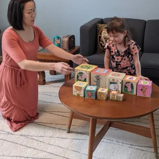 HABA On the Farm Sturdy Cardboard Nesting & Stacking Cubes image {8}