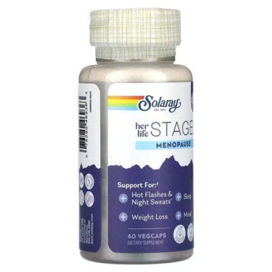 Solaray Her Life Stages, Menopause, 60 Vegcaps image {3}