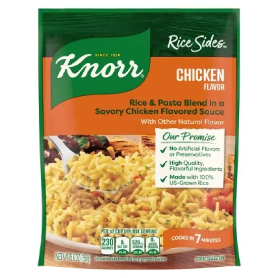 Knorr Rice Sides Chicken Rice Blend Rice Mix - 5.6oz image {8}