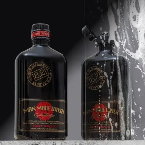 18.21 Man Made Salon Strength Anti-Flake Mens Shampoo and Conditioner, 16 oz image {5}