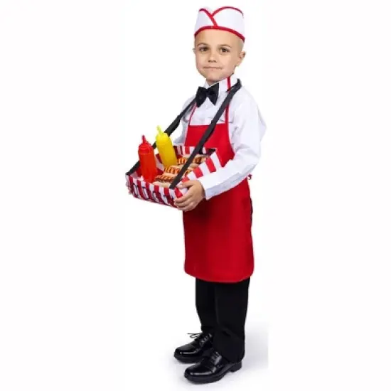 Dress Up America Hot Dog Vendor for Toddlers - Toddler 4/Small image {1}
