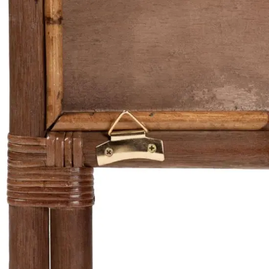 bali & pari King Elettra Rattan Standalone Headboard: Handcrafted, No Assembly, Bohemian Design image {4}