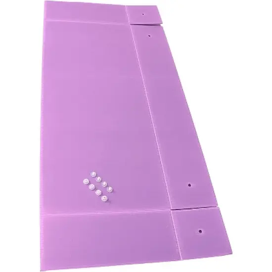 Midlee Guinea Pig Corrugated Plastic Cage Liners - 2 x 3 Panel Size - Purple image {2}