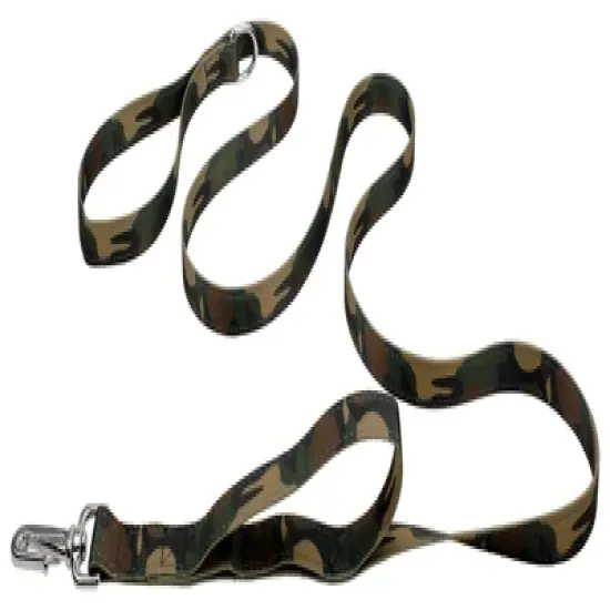 Country Brook Petz Woodland Camo Deluxe Reflective Dog Leash image {4}