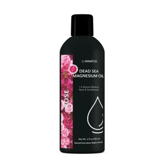 Natural Dead Sea Magnesium Oil with a Whiff of Rose & Sandalwood &ndash; Hydration & Replenishes Magnesium Levels, Made in USA-IN-10421 image {6}