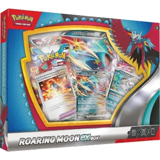 Pokemon TCG: Roaring Moon ex Box (1 Foil Promo Card, 1 Oversize Foil Card & 4 Booster Packs) image {4}