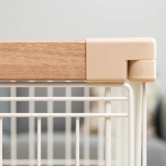 IRIS USA Wire Open Dog Crate Pet Playpen image {7}