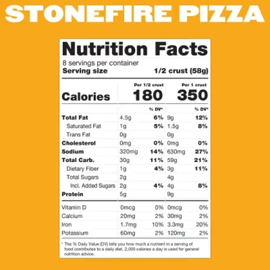 Stonefire Thin Pizza Crust - 8.5" image {6}