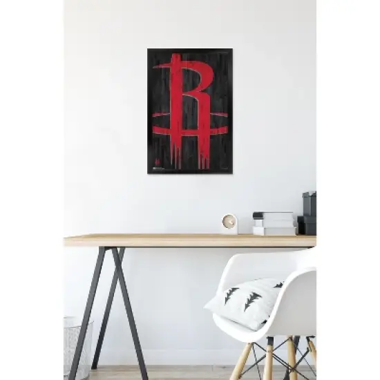 Trends International NBA Houston Rockets - Logo 19 Framed Wall Poster Prints image {5}