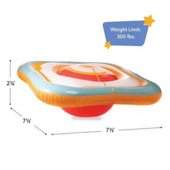 Bullseye Balance Ball Inflatable Platform image {1}