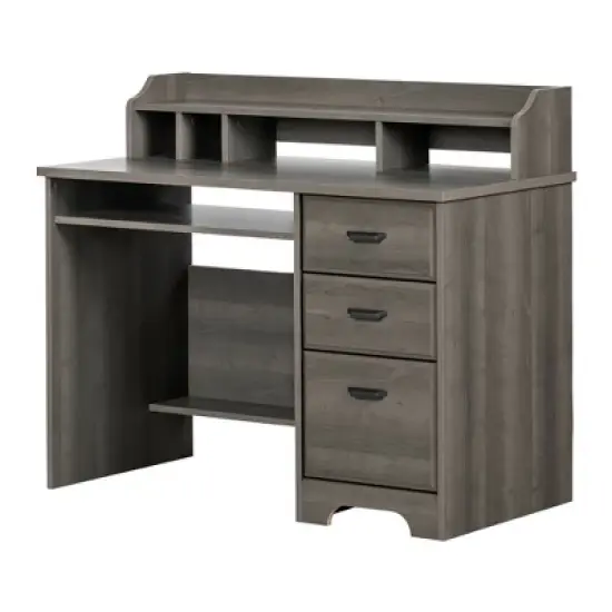 Versa Computer Desk with Hutch - South Shore image {11}