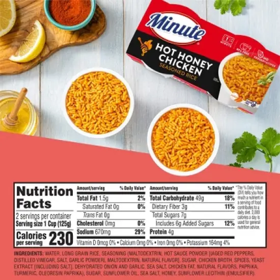 Minute Hot Honey Rice - 2pk / 8.8oz image {3}