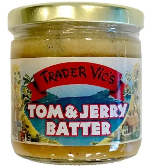 Trader Vic's Combo Pack of Tom & Jerry and Hot Buttered Rum Batters with Bonus Gift Gold Stainless Steel Stirring Spoon (3-Pc Set) image {2}