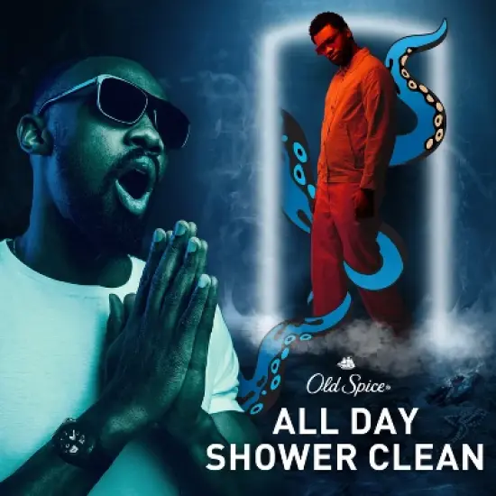 Old Spice Men's Krakenguard Body Wash Pump - Scented - 33.4 fl oz image {4}