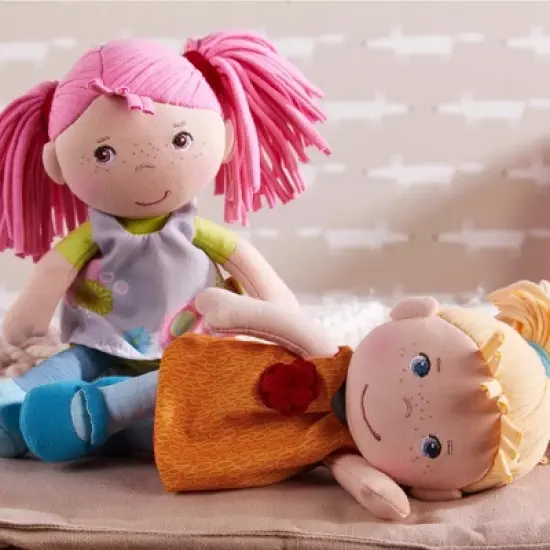 HABA Soft Doll Beatrice 8" - First Baby Doll with Red Pigtails image {4}