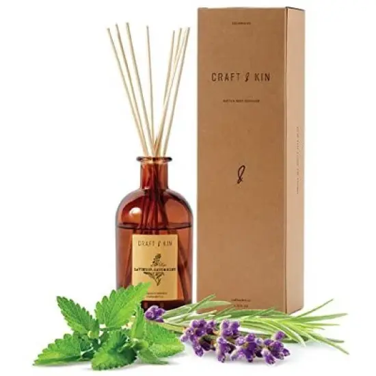 Craft & Kin Aromatherapy Scented Oil Reed Diffuser Set image {7}