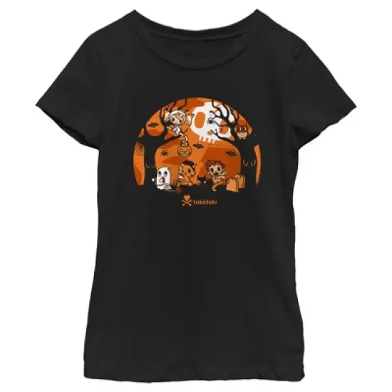 Girl's Tokidoki Halloween Caramella and Friends T-Shirt image {3}