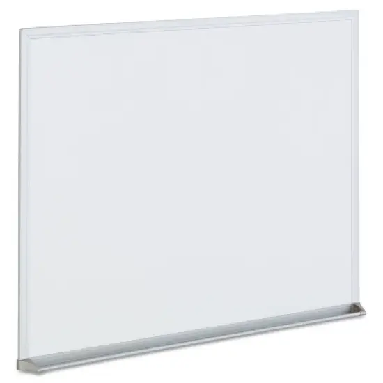 UNIVERSAL Dry-Erase Board Melamine 24 x 18 Satin-Finished Aluminum Frame 43622 image {2}