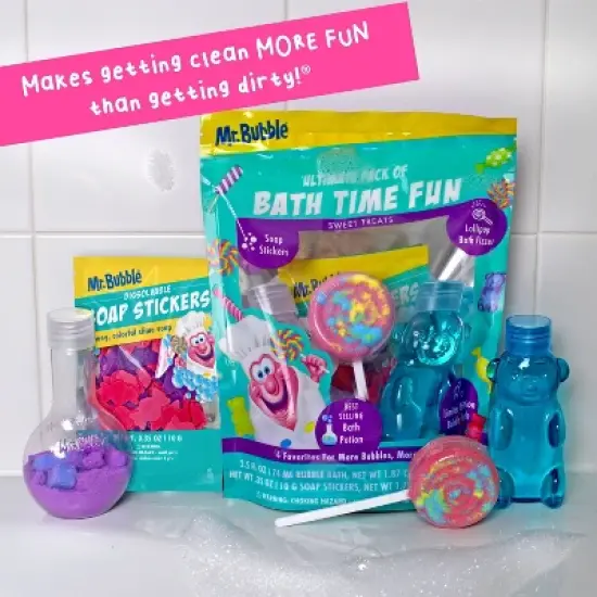 Mr. Bubble Kids' Ultimate Pack of Bath Time Fun Gift Set - 8.18oz image {8}