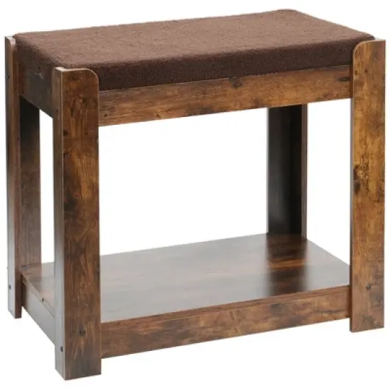 Lirago Vintage Pet Bunk Bed 44.5x19.7x25.6"-2-Tier Window Perch with Scratch Pad for Cats image {10}