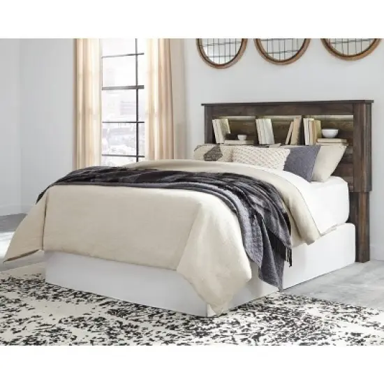 Queen/Full Drystan Bookcase Headboard - Signature Design by Ashley image {1}