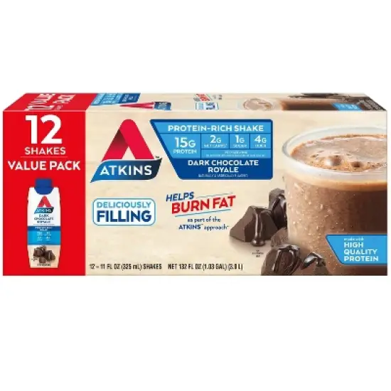 Atkins RTD Shake - Dark Chocolate Royale image {10}