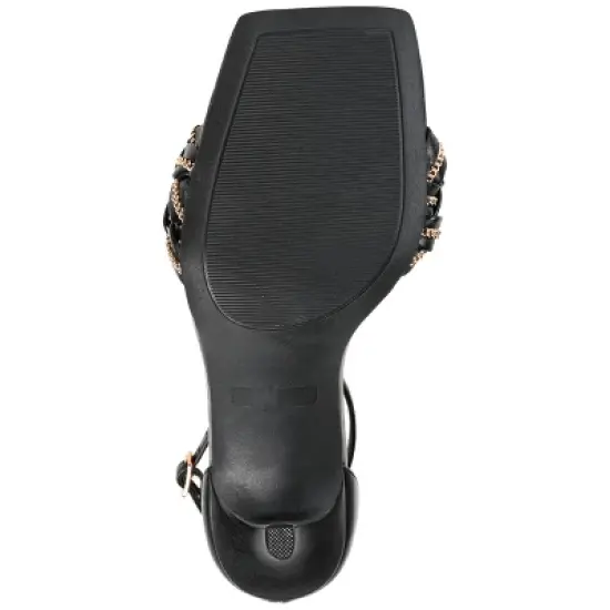 Journee Collection Womens Mabella Tru Comfort Foam Open Toe Mid Stiletto Pumps image {4}