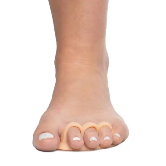ZenToes Triple Loop Toe Crest for Hammer Toes - Beige - 2pk image {2}