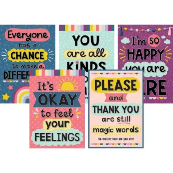 Teacher Created Resources&reg; Oh Happy Day Poster Pack, 5 Posters image {3}
