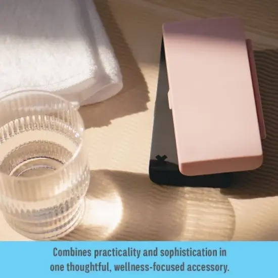 Equadose Mirrored Travel Pill Case image {5}