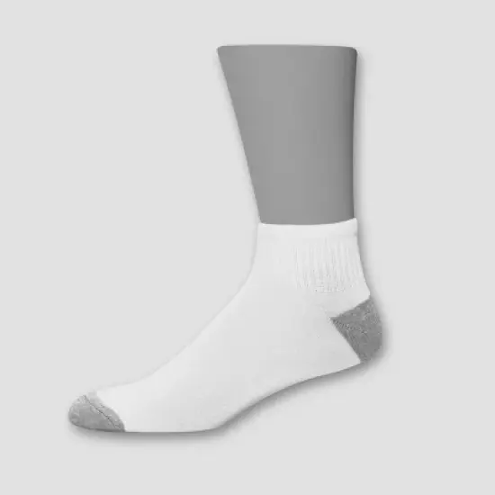 Hanes Men's Lightweight Comfort Super Value Ankle Socks - 20Pk image {5}