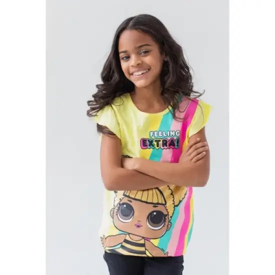 L.O.L. Surprise! Girls 3 Pack Graphic T-Shirts Little Kid to Big Kid image {3}