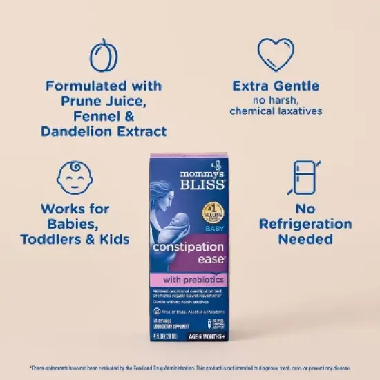 Mommy's Bliss Baby Constipation Ease Solution - 4 fl oz image {3}