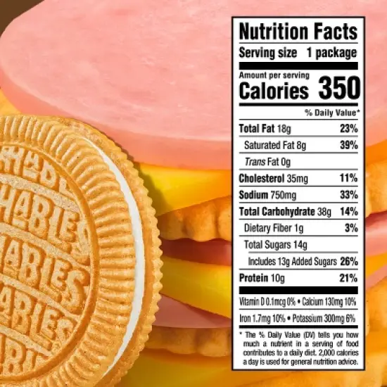 Lunchables Ham & Cheddar Cheese Cracker Stackers - 3.5oz image {1}